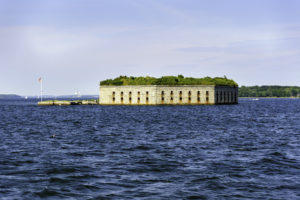 fort gorges | harbor tour portland maine