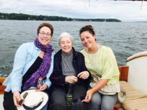 guests enjoying a sail | casco bay private harbor cruises