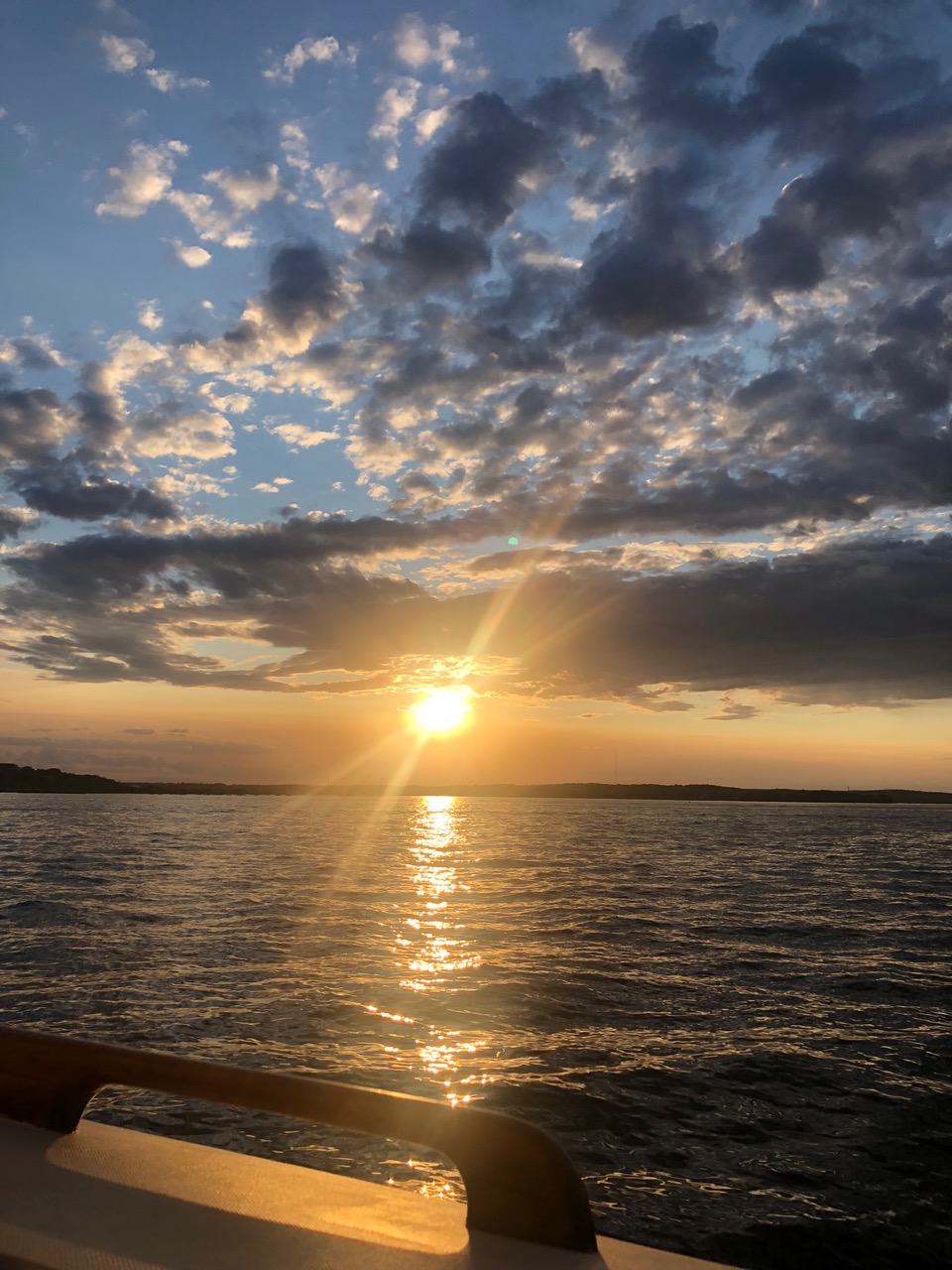 sunset sail on casco bay