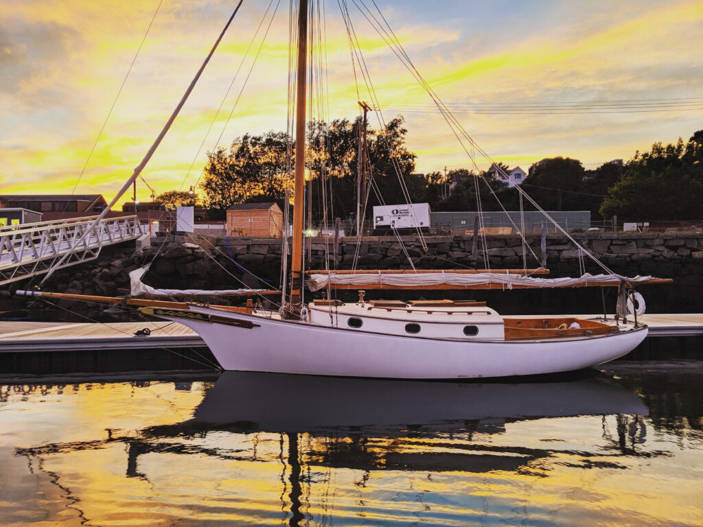 big yacht in portland maine